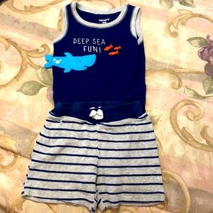 Deep sea fun 2 piece set 9 months